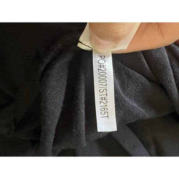 Lysse Top Womens‎ Size Small Black Scoop Neck Drape Long Sleeve Pullover Tunic - Picture 10 of 11